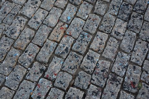 土壤、路面、empedrado、街道、石头、鹅卵石、铺路石、纹理