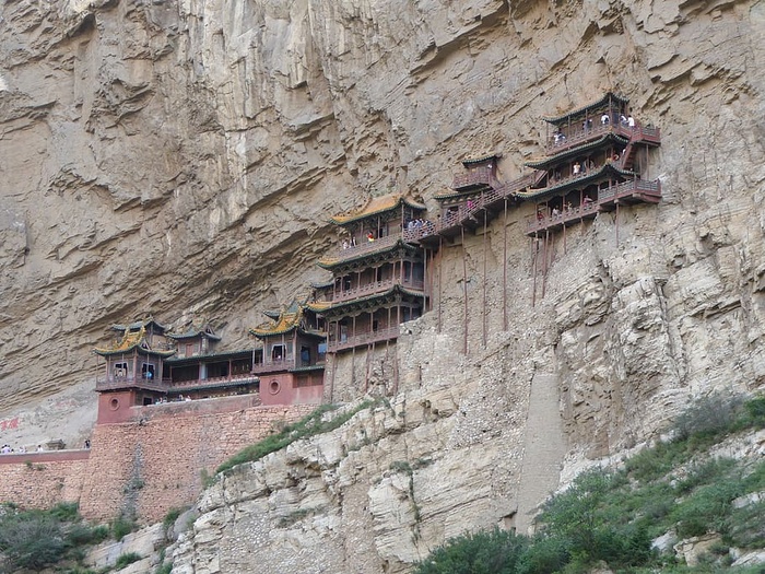 玄空寺，悬寺，山西省，中国，大同，佛教，道教，孔子