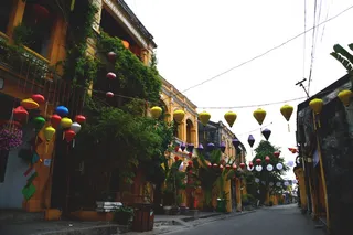 越南，hộ伊安，老城，中国，灯笼，殖民地，海安，海安