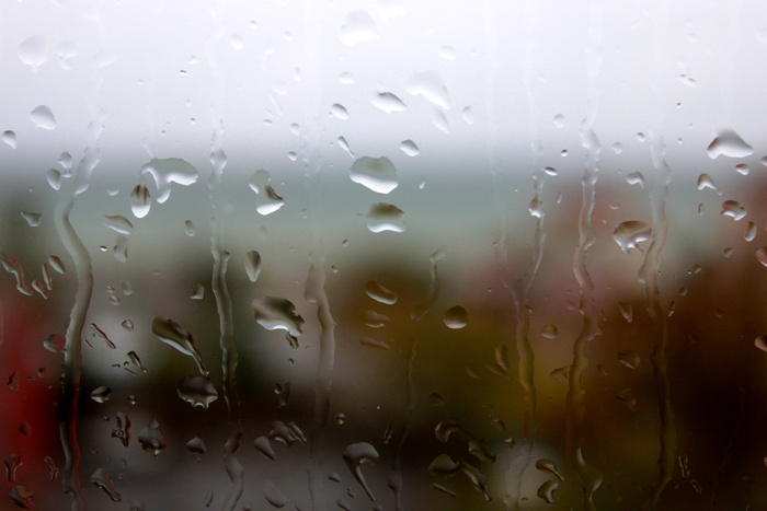 跌落、窗、雨、玻璃、潮湿、玻璃-材料、水、透明