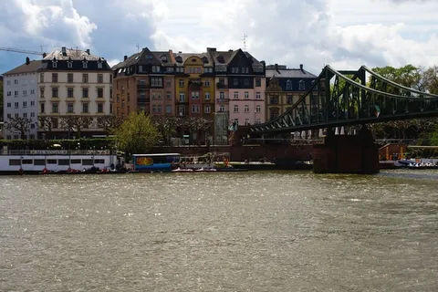 法兰克福，美因河畔法兰克福，市中心，河畔，市中心，建筑，建筑结构