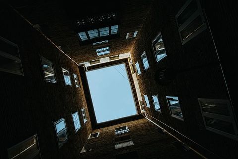 建筑物的全景图