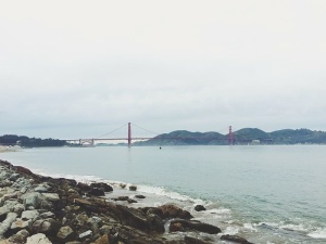 海湾，海湾大桥，大桥，云，山，海洋，岩石，旧金山