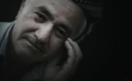 男人，人物，肖像，老人，皱纹，一个人，成年人，情绪