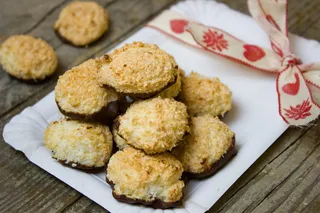 一堆饼干，降临节，饼干，椰子，巧克力，糕点，饼干，圣诞节