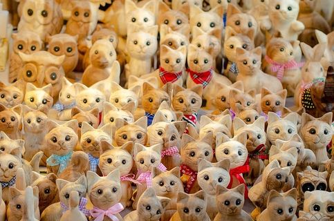 泰国清迈当地市场的礼品