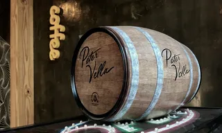 木桶，橡木，咖啡店，葡萄酒，木桶，木桶橡木，酒桶，酒窖