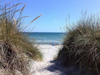 海滩，水，天空，丹麦海滩，大海，沙滩，海边，假日