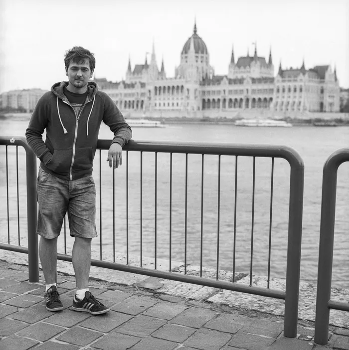 布达佩斯，肖像，城市，帕拉蒙特，匈牙利，男性，年轻，生活方式