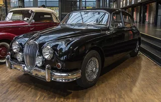 汽车、捷豹、oldtimer、车辆、运输系统、展会、聚光灯、镀铬