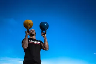 壶铃，crossfit，塔可芙蓉，穴居人训练，壶铃人，壶铃，天空，蓝色