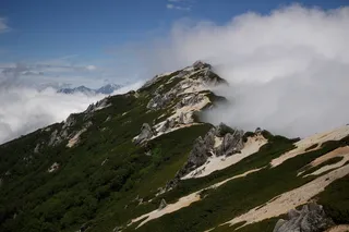 山，登山，日本，自然，天空，壮丽的景色，yatsugatake，阿尔卑斯山北部