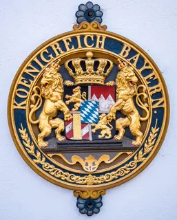 盾徽，巴伐利亚州，徽章，符号，装饰，黄金，狮子，盾牌