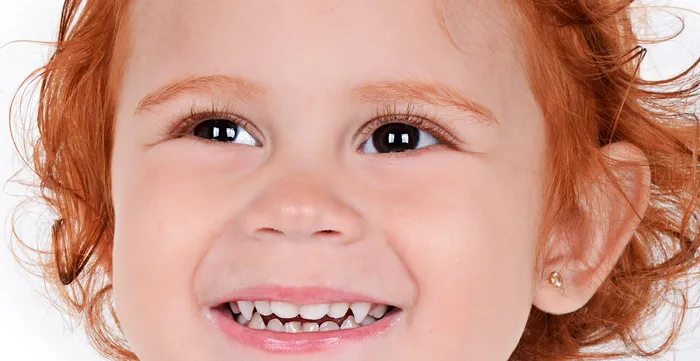 人，孩子，女孩，快乐，微笑，自然，红发，真诚