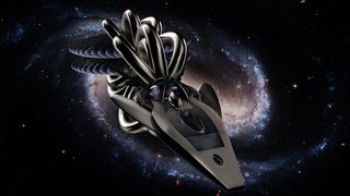 灰色，太空船剪贴画，未来，幻想，前进，宇宙，空间，太空船