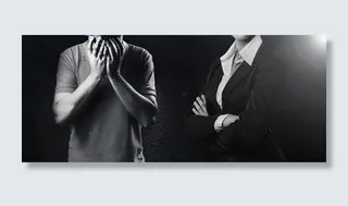 男人，女人，旁边，关系，终止，哀悼，悲伤，沮丧