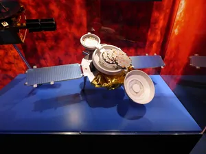 矩形、蓝色、白色、电子、设备、nasa、jpl、帕萨迪纳