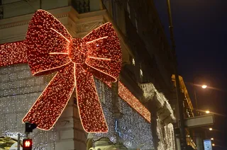 奥地利, 维也纳, 灯光, 光, 房子, 夜, 圣诞节, 圣诞节