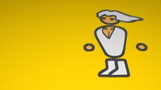 电脑玩家, 电脑大师赛, 视频游戏, 电脑游戏, 黄色, 黄色背景, 彩色背景, 工作室拍摄