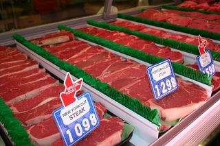 肉，折扣，新鲜，食品，食品和饮料，新鲜，出售，市场