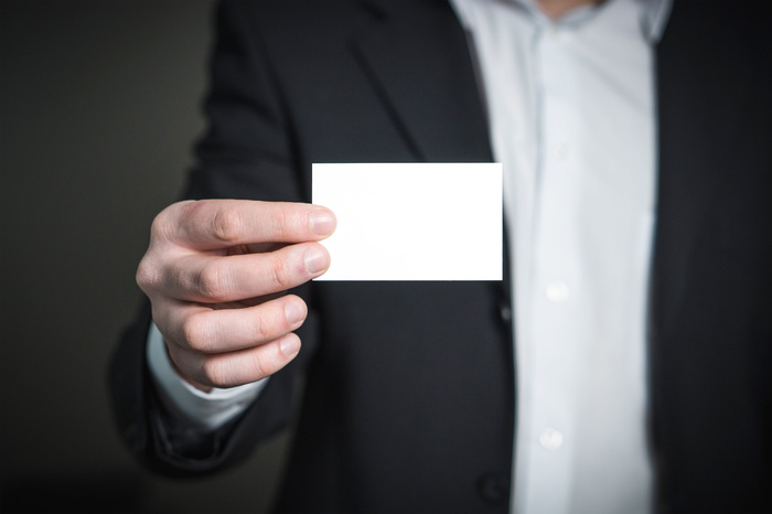 人，holds，white，card，名片，business，man，holding