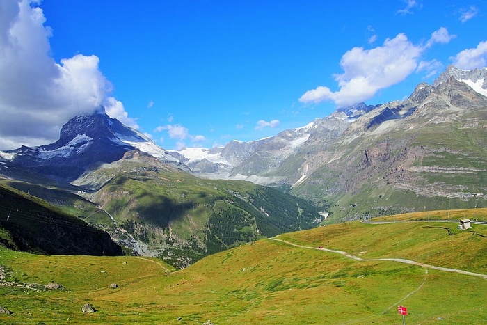 自然，山脉，风景，美丽的，旅行，夏天，风景-自然，山脉