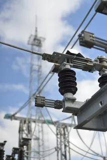 变电站, 权力, rashidinia, 设备, 天空, 一天, 专注于前景, 自然