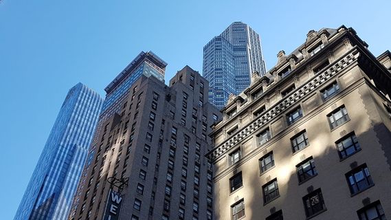 纽约、曼哈顿、摩天大楼、纽约中城、建筑、城市景观、建筑外部 纽约、曼哈顿、摩天大楼、纽约中城、建筑、城市景观、建筑外部