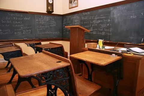 学校,教室,老式的,黑板,黑板,空的,老式的学校,老式的教室 学校,教室,老式的,黑板,黑板,空的,老式的学校,老式的教室