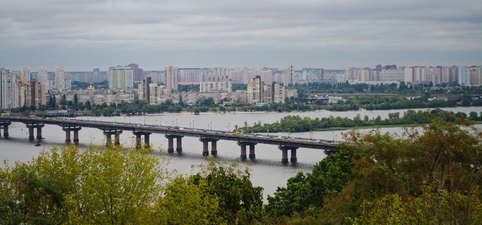 基辅，乌克兰，河流，桥梁，旅游，建筑，建筑，水