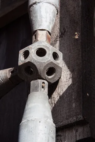 mero，品牌名称，全球使用，钢模块化系统，网架，rfw，由max mengeringhausen开发