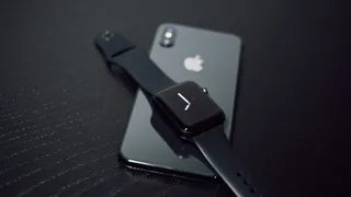 灰色、黑色、极简主义、深色、细节、产品、智能手表、智能手机