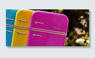 冰箱，罐头，糖果罐，蓝色，黄色，粉色，储藏室，罐头