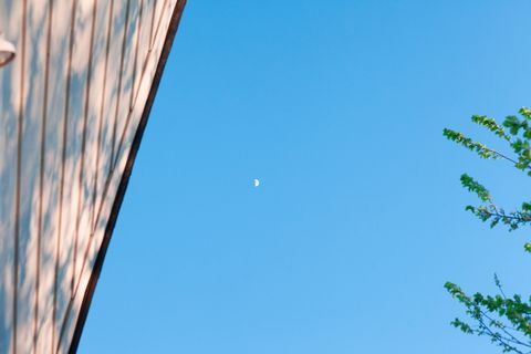 蓝色, 天空, 自然, 暮光之城, 月亮, 空间, 下午, 黄金时段