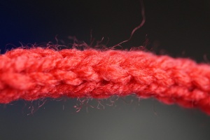 红色、浅色、照片、针织、线、羊毛、strickliesel、软管