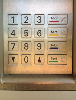 atm、取款、pin输入、数字字段、pin、ec、ec卡、ec卡