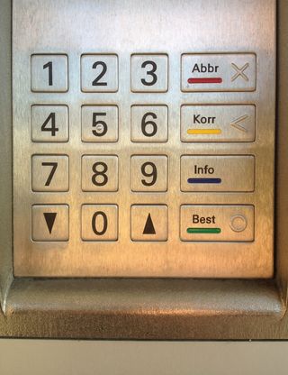 atm、取款、pin输入、数字字段、pin、ec、ec卡、ec卡