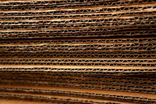 棕色纸箱，瓦楞纸，纸箱，背景，背景，全框架，图案，没有人