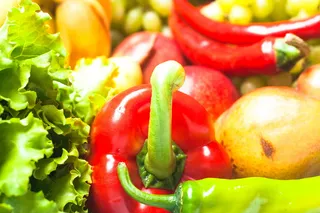 混合、市场、隔离、农产品、膳食、辣椒、天然、多种