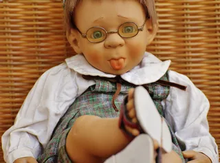 娃娃，男孩，厚颜无耻，玩具，孩子，有趣，可爱，童年