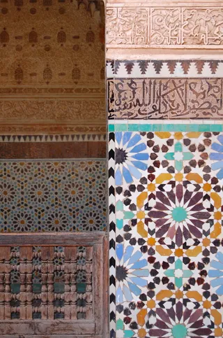 摩洛哥，陶瓷，麦奥利卡，图案，设计，建筑，建筑结构，没有人