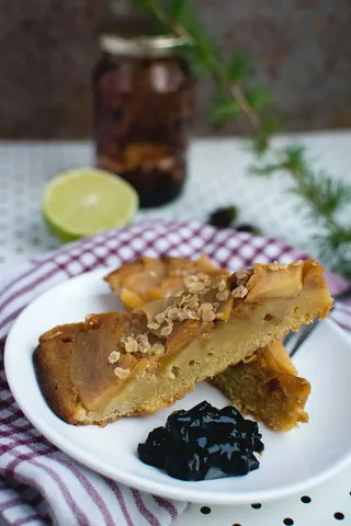 自制倒置苹果派