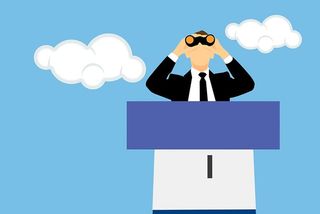 商人寻找新机会的插图。