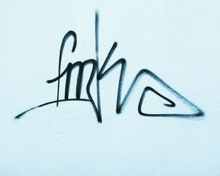 涂鸦, 墙, 那些, 城市, 首页, 石工, 正面, 青年