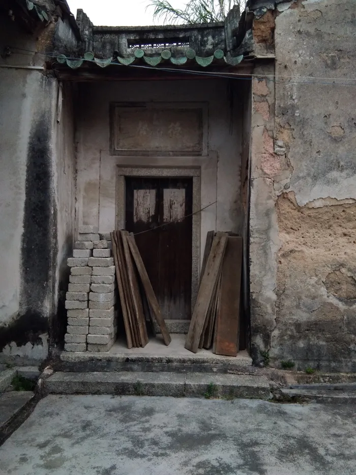 chaina，建筑，建筑，已建结构，入口，门，废弃，旧