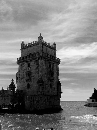 里斯本，托雷，海，天，水，云天，建筑结构，建筑外观