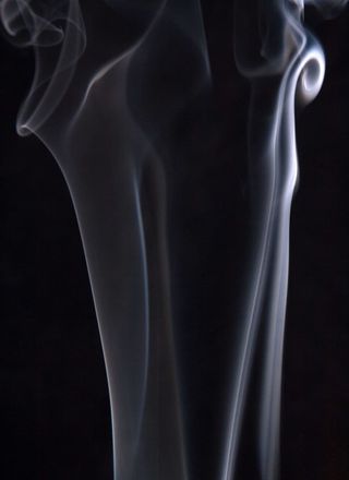 烟雾、抽象、形状、黑色、纹理、背景、雾