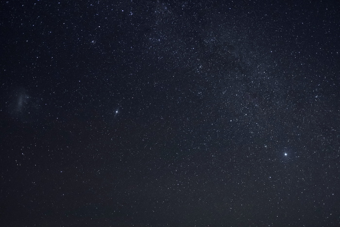 天空中的星星，繁星点点的夜晚，天空，夜晚，星星，黑暗，繁星点点的，航天飞机