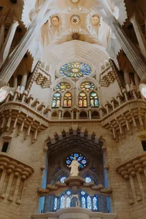 西班牙巴塞罗那高迪设计的萨格拉达家族大教堂