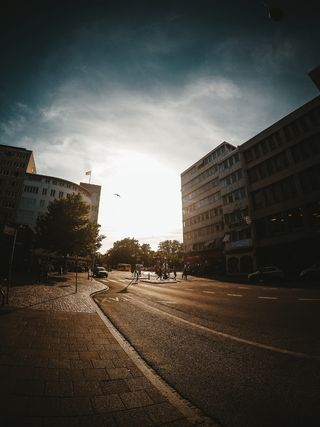 镇, 城市, 路, 夏季, 马尔默, 马尔默, 马尔默, 瑞典